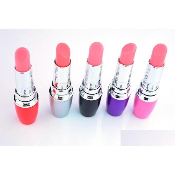 Lipstick Vibe Mini Vibrator Vibrating Lipsticks Jump Huevos Productos para mujeres Drop entrega de la salud Beauty Beauty Lips Dh6gd Dhxnz