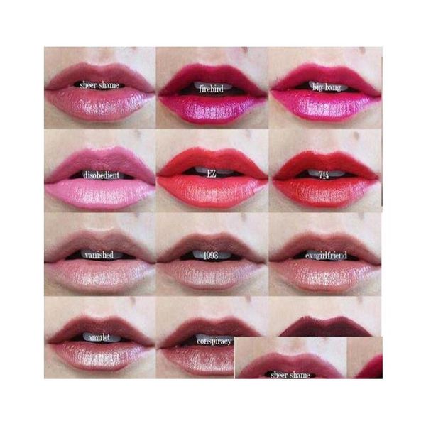 Rouge à lèvres Vice 12 couleurs Palette de brillant à lèvres crème maquillage longue durée cosmétiques édition limitée livraison directe santé beauté lèvres Dhjfd