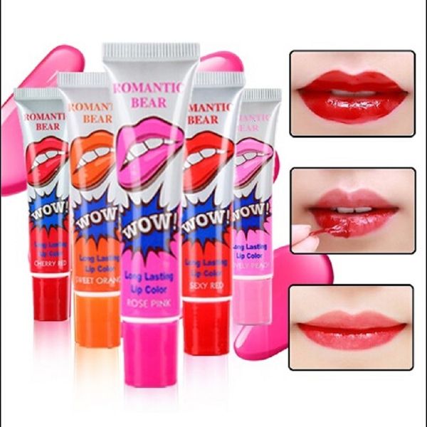 Rouge à lèvres Vente entière 24 pièces Wow rouge à lèvres ensemble décoller tatouage Sexy Labiales brillant teinte romantique beauté maquillage liquide rouge à lèvres longue durée 230919