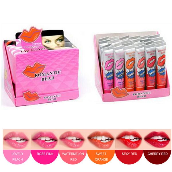 Lápiz labial Venta al por mayor Wow Lápiz labial Conjunto Peel Off Sexy Tattoo Labiales Brillo Tinte Belleza romántica Maquillaje Lápiz labial líquido Cuidado de labios de larga duración 230717