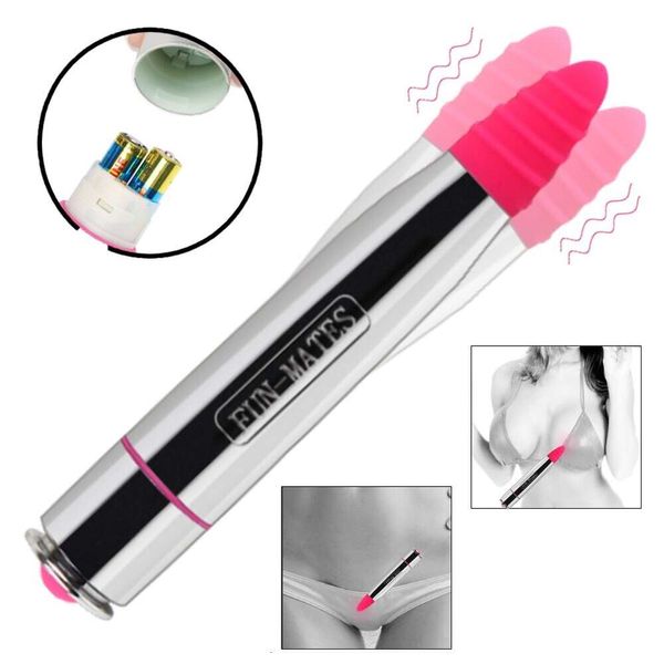 Lipsticks Vibrator Mini Electric Bullet Vibrator Massageur Massageur clitoris stimulateur G-spot Magic Wand Sexy Toys for Woman
