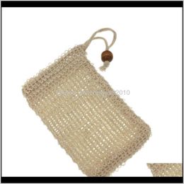 Dispensador de líquido Accesorios de baño Home Garden Drop Entrega 2021 9 x 14 cm Fabricación de burbujas Saco de ahorro Bolsa de almacenamiento de jabón Dstring Holde