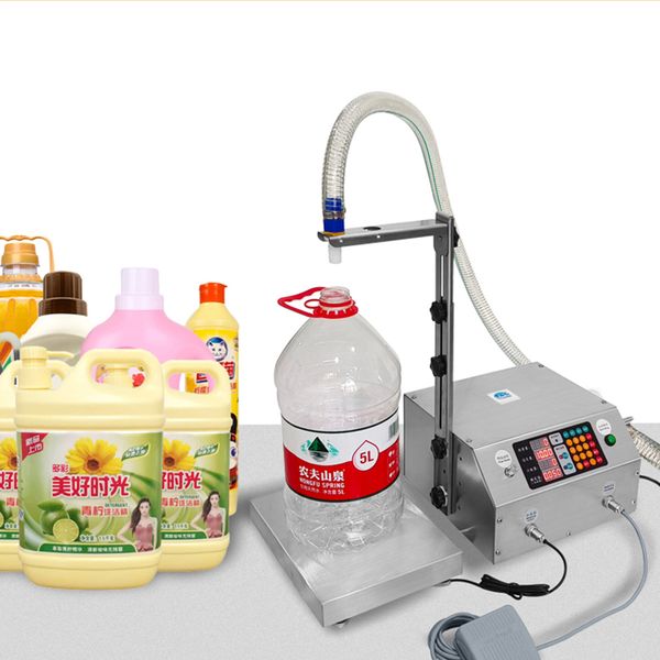 Machine de remplissage liquide Boissons quantitatives Machine de remplissage d'huile comestible Remplisseur de bouteille de parfum de jus de boisson