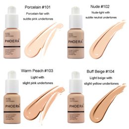 Corriente de base de Liquid Foundation Face Naturalmente impermeabilizado de aceite mate impermeable a la base duradera de 30 ml 8 colores opcionales