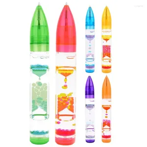 Liquid Motion Bubbler Pen creativo Colorido Colorido Drop Novedad Fílgica para niños Adultos Alivio del estrés