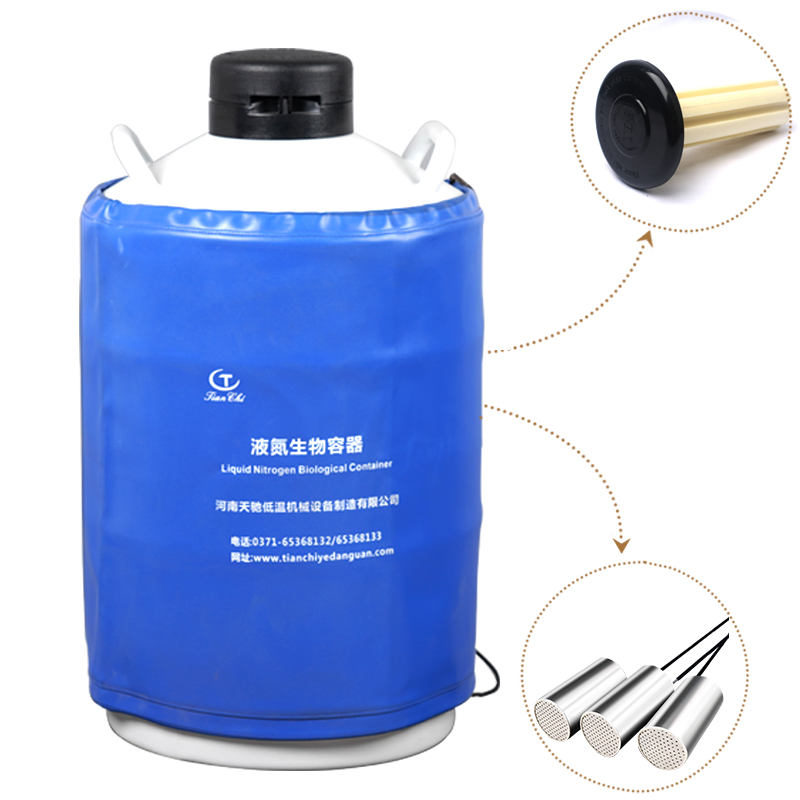 液体窒素輸送タンク35L供給ブル精液貯蔵容器極低温精子容器空のアルミニウムシリンダーデワール