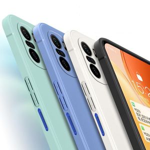 Vloeibare siliconen mobiele telefoons voor Redmi K40 K40Pro Shell K30 Pro Note11Pro Beschermingsbedekking