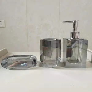 Vloeibare zeepdispenser 1 creatieve kristallen douchefles Handglas split el shampoo