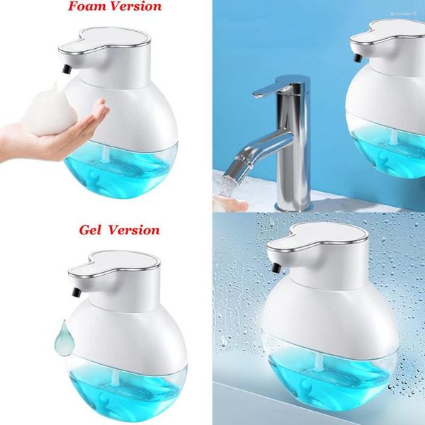 Distributeur de savon liquide, ensemble d'accessoires de bain, Induction infrarouge, sans contact, détection automatique, batterie au Lithium 500mAh 14500, 1 pièce