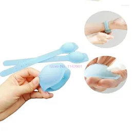 Dispensateur de savon liquide 100set désinfectant pour les mains dispensant le bracelet en silicone portable gel de lavage pour enfants adulte