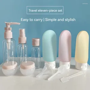 Vloeibare zeepdispenser 11 -delige reispak cosmetische fles plastic lotion toner spray shampoo en