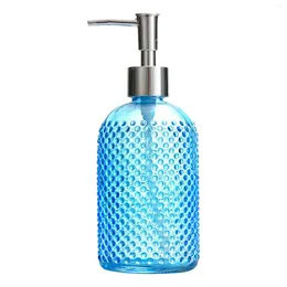 Distributeur de savon liquide 13.5oz, pompe en verre 400ml, Durable, élégant, rechargeable pour cuisine, salle de bains, maison