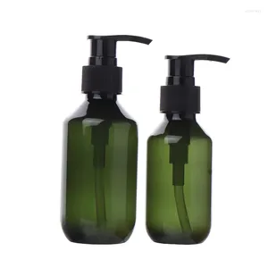 Dispensateur de savon liquide 1pc 100/200 ml bouteilles de bouteille de bain bouteille rechargeable gel de douche de shampooing vide pour la cuisine / salle de bain