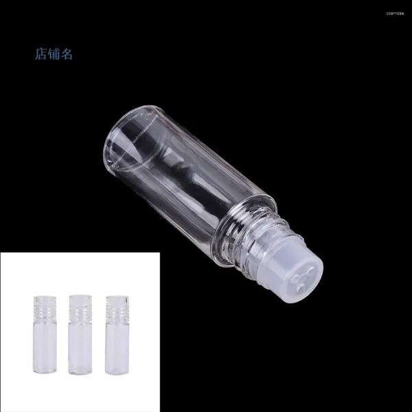 Dispensador de jabón líquido 1 PC 3ML Portable Botella de loción Transparente Plastic Contenedor cosmético vacío Tapa de tornillo duradero Jares para viajar a casa