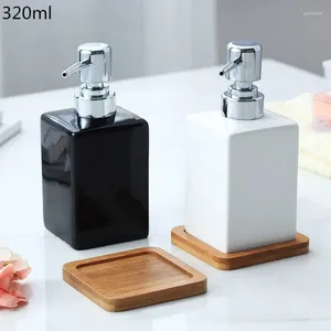 Liquid Soap Dispenser 1 stcs 2024 Ceramische retro stenen shampoo fles voor El Bathroom Lotion draagbare huishoudelijke artikelen