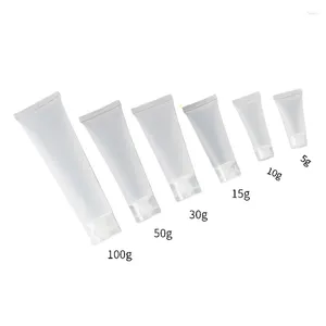 Dispensateur de savon liquide 1PCS 5G 10G 15G 30G 50G 100G Fashion Simple Portable Vide Tubes Presser les récipients cosmétiques Cream Bouteilles en plastique