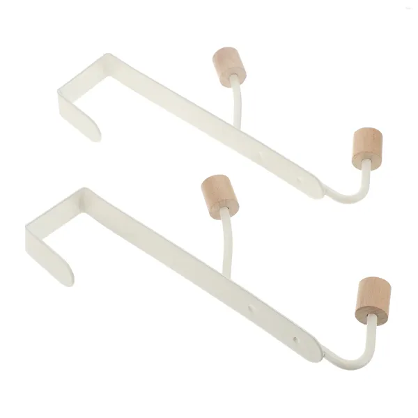 Dispensateur de savon liquide 2 pcs chambre à coucher manteau à crochet crochets muraux manteaux supports de serviette pour salle de bain suspendue en bois arrière