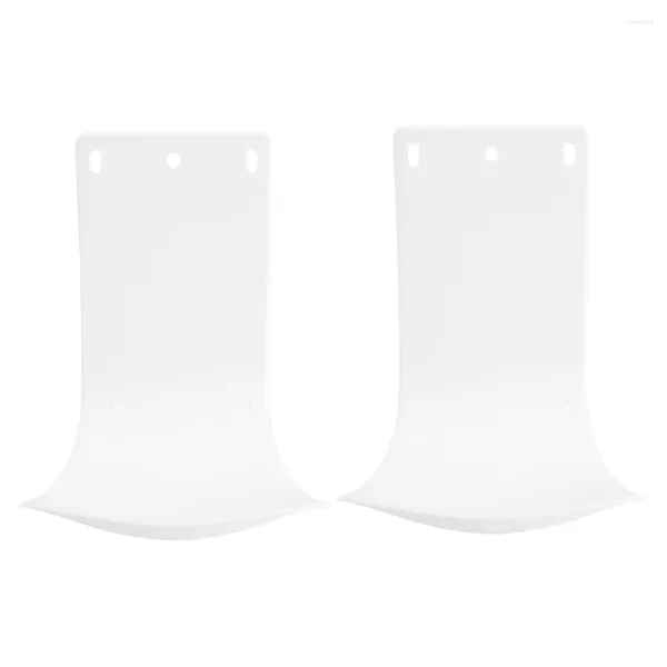 Dispensateur de savon liquide 2 pcs Hand Plastic Water plateau moussant plateaux d'égouttement attraper les porteurs de boîte Boîte blanche Abs Home Home