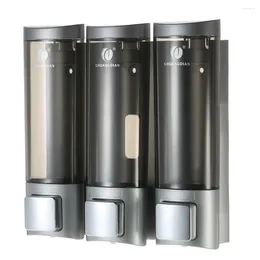Liquid Soap Dispenser 200 ml 3 Handmatige muur gemonteerde drie kamer shampoo box voor rustruimte toilet