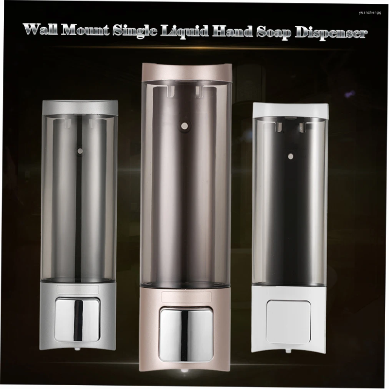 Liquid Soap Dispenser 200ml Hand Wall Mount Shampoo Shower Cleanser Washroom Lotion For Bathroom Restroom El