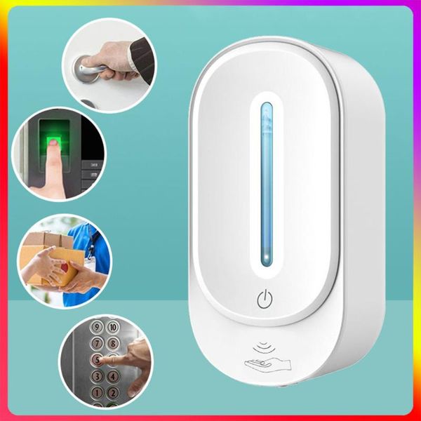 Distributeur de savon liquide 2023 350ML distributeur de capteur intelligent automatique sans contact sans contact pour cuisine salle de bain