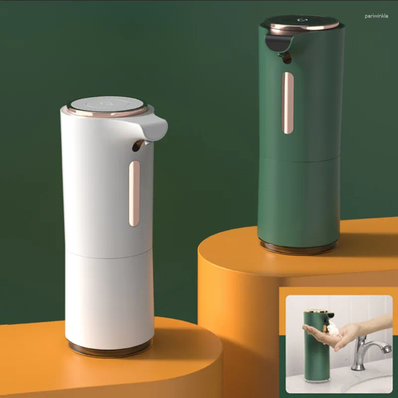 Liquid Soap Dispenser 2024 Smart Foam Infraröd induktion Automatisk bubbla Touchless USB -laddning Hem Handsledare