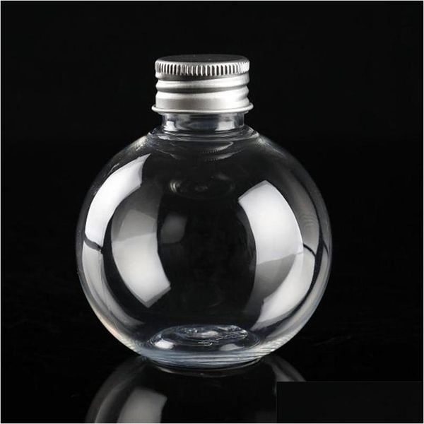 Dispensador de jabón líquido 25 PCS Botellas de plástico vacías a prueba de fugas 150 ml Botella de bola de contenedor transparente para decoración del hogar 211130 Drop Deliv Dhvuc