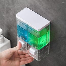 Liquid Soap Dispenser 250 ml Handmatige transparante wand gemonteerd badkamer Sanitisator Shampoo douchegelcontainer