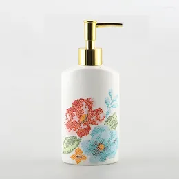 Dispenser di sapone liquido 260 m Bottiglia di lozione in ceramica per bagno El Toilette Doccia Gel Pressa Accessori disinfettante per le mani