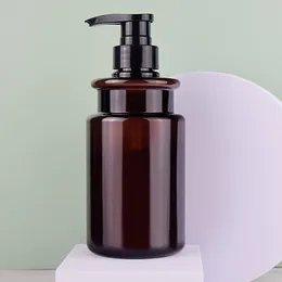 Zeepdispenser 2 st 500 ml Fles Plastic Druk Badkamer Shampoo Lichaam Lege Draagbare Hervulbare Pomp Kan