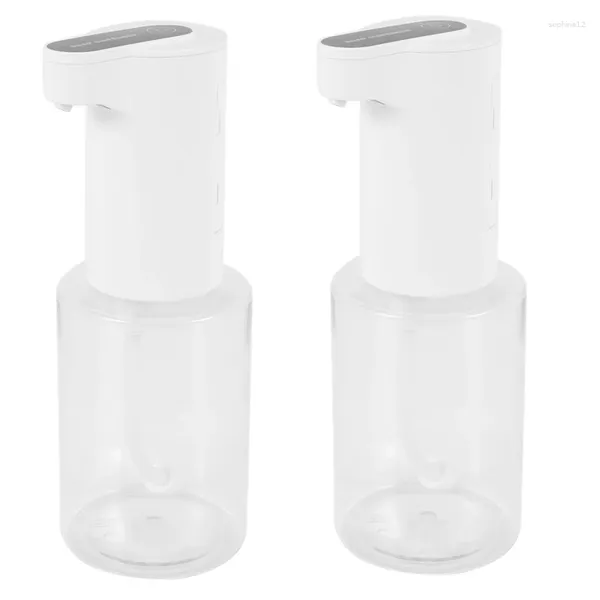 Dispensateur de savon liquide 2x Automatic alcool sans toucher le capteur de machine à pulvérisation Appuyez 350 ml adapté à la maison