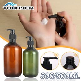 Dispensateur de savon liquide 300/500 ml bouteilles de salle de bain bouteille de bain rechargeable gel de douche de shampooing vide 1 / 2pcs