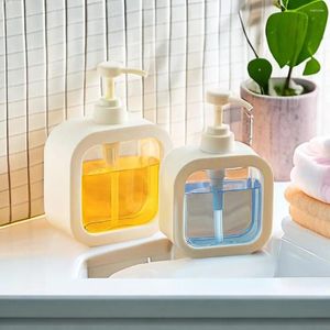 Liquid Soap Dispenser - 300/500 ml Refilleerbaar Washand Dereik DraGend Shampoo Lotion -fles met pompkop en label
