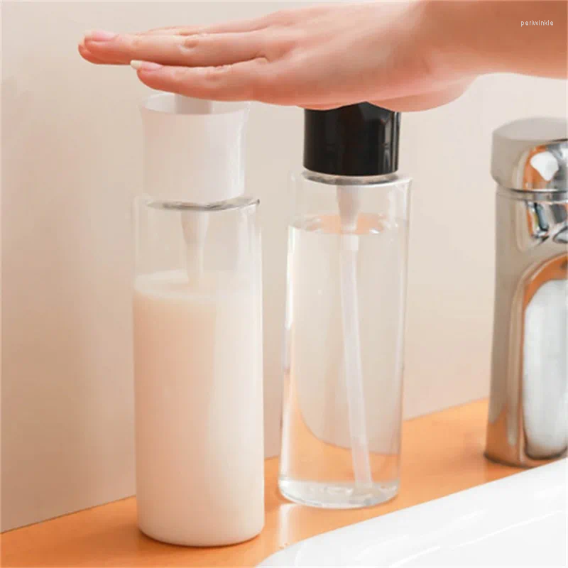 Liquid Soap Dispenser 300ml Alcohol Refillable Bottles Empty Press Pump Nail Art Polish Remover Cleaner Makeup Bottle Manicure Tool