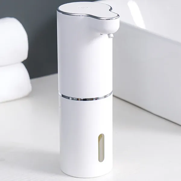 Dispensador de jabón líquido 300 ml de dispensadores de espuma automática de 300 ml eléctrico ajustable de 3 niveles 0.25s duración de batería larga para baño