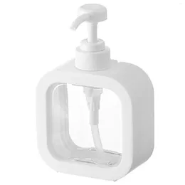 Distributeur de savon liquide, bouteille en plastique transparent, capacité de 300ML, idéal pour les comptoirs et les éviers des salles de bains, cuisines, salons de beauté