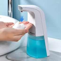 Distributeur de savon liquide 310ML, mousse à détection automatique, capteur intelligent sans contact, cuisine, salle de bains, Machine à laver les mains