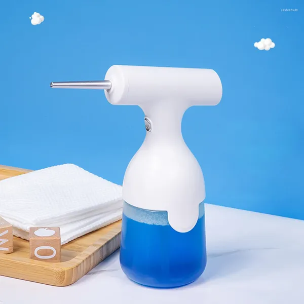 Distributeur de savon liquide automatique de 350ML, pistolet de pulvérisation électrique, mousse Rechargeable, étanche, pour salle de bains, 1200mah