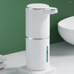 Distributeur de savon liquide électrique 380ML, désinfectant pour les mains, capteur intelligent étanche avec mousse réglable à 4 niveaux, pour salle de bains et cuisine