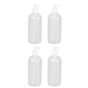 Dispensateur de savon liquide 4 PCS Small Bottle Massage Lotion Conteneurs Pump Type