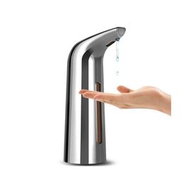 Liquid Soap Dispenser 400 ml Matic Smart IR -sensor Touchless geëlektroplateerde ontsmettingsmiddel Dispensador voor keuken badkamer druppel levering h dh8tt