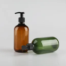 Dispensateur de savon liquide 4pcs 300 ml bouteilles de shampooing vides en plastique opaque cuisine de salle de bain douche de douche bouteille de maquillage cosmétique récipient
