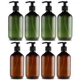 Distributeur de savon liquide 4 pièces, bouteilles à pompe à main, flacon pulvérisateur Portable pour salle de bain, shampoing, après-shampooing, conteneurs cosmétiques réutilisables de 500ml