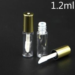 Zeepdispenser 5-20 stks X 1.2 ml Mini Plastic Lege Transparante Lipgloss Buis Fles Container HUISDIER