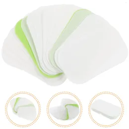 Distributeur de savon liquide, flocons pour les mains, tranches de lavage, fournitures de voyage, papier propre pour l'extérieur, lavage des mains, 50 pièces