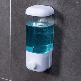 Distributeur de savon liquide 500/1000ML, pompe murale, multifonction, manuel pour salle de bains et toilettes