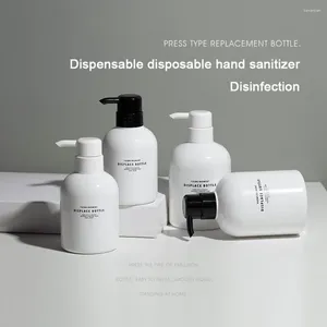 Vloeibare zeepdispenser 500/300 ml badkamer dispensers shampoo fles douchegel houder lotion lege body wasspomp