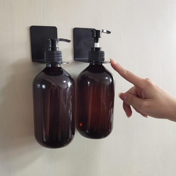 Distributeur de savon liquide 500 ml en plastique pompe rechargeable bouteille Lotion shampooing douche Gel support cosmétique conteneurs support
