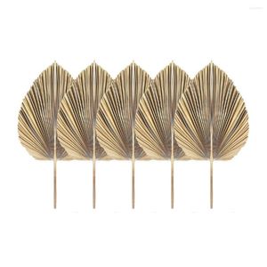 Vloeibare zeepdispenser 5 stuks natuurlijke gedroogde palmbladeren tropische fans Boho droog decor voor thuis keuken bruiloft