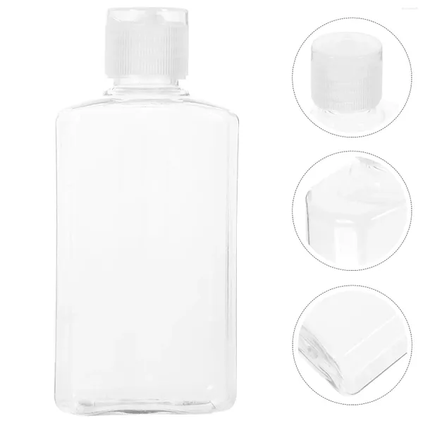 Distributeur de savon liquide, bouteilles en plastique rechargeables, multifonction, à presser, 5 pièces